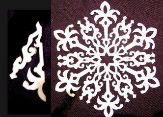 Creative Ideas - DIY Beautiful Paper Snowflakes from Templates