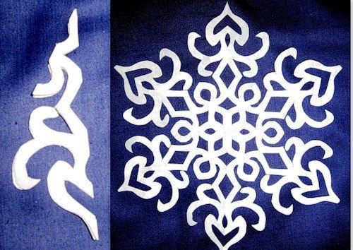 Creative Ideas - DIY Beautiful Paper Snowflakes from Templates