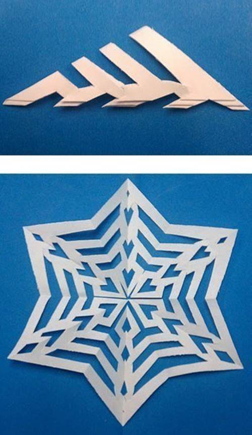 Creative Ideas 8 Easy  Paper  Snowflake Templates