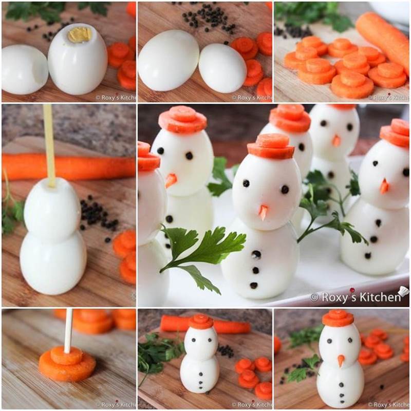 Creative Ideas - DIY Adorable Egg Snowman