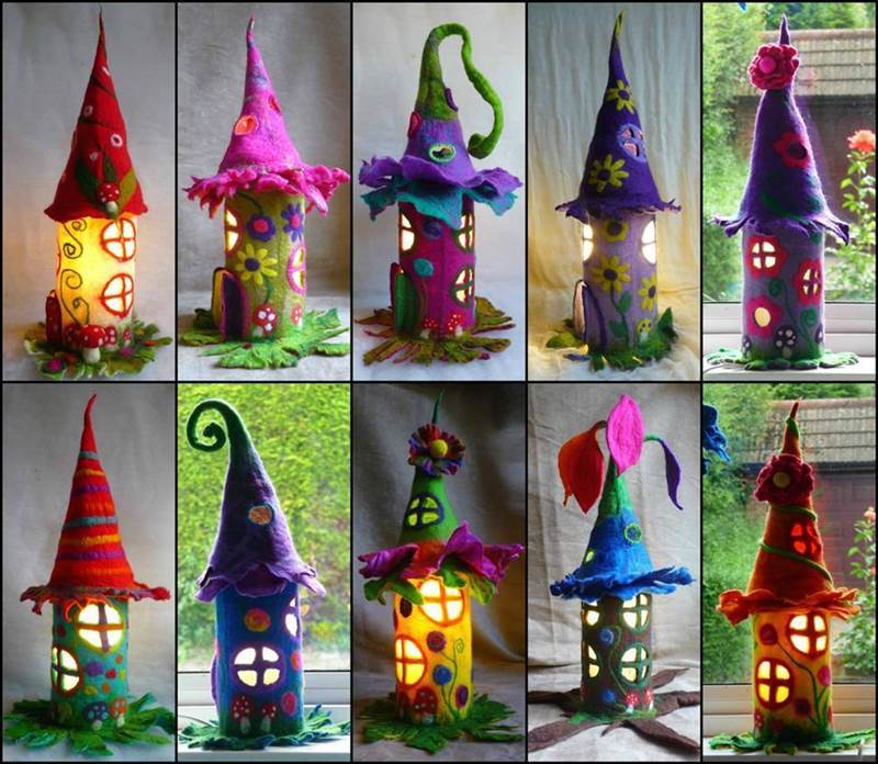 Creative Ideas - DIY Adorable Fairy Houses
