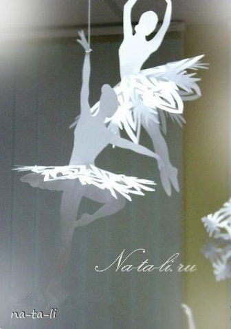 Creative Ideas - DIY Beautiful Snowflake Ballerinas from Templates 5