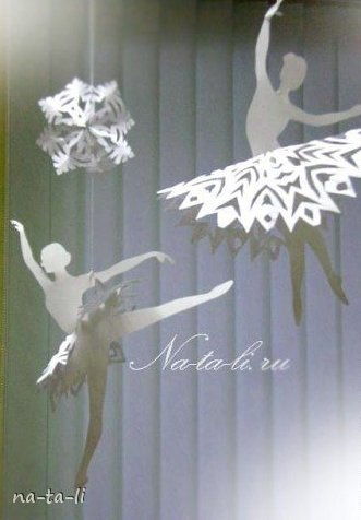 Creative Ideas - DIY Beautiful Snowflake Ballerinas from Templates 6