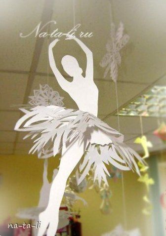 Creative Ideas - DIY Beautiful Snowflake Ballerinas from Templates 9
