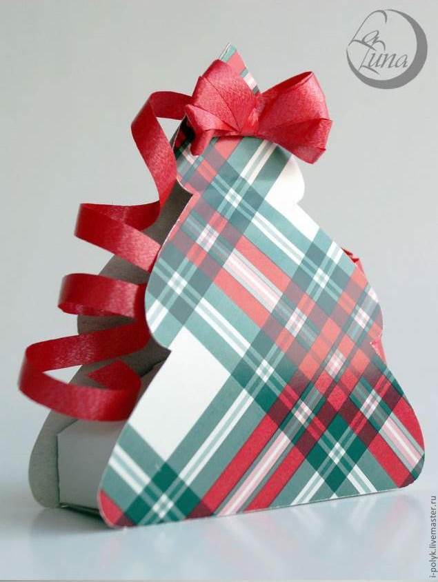 Creative Ideas - DIY Cute Christmas Tree Gift Box