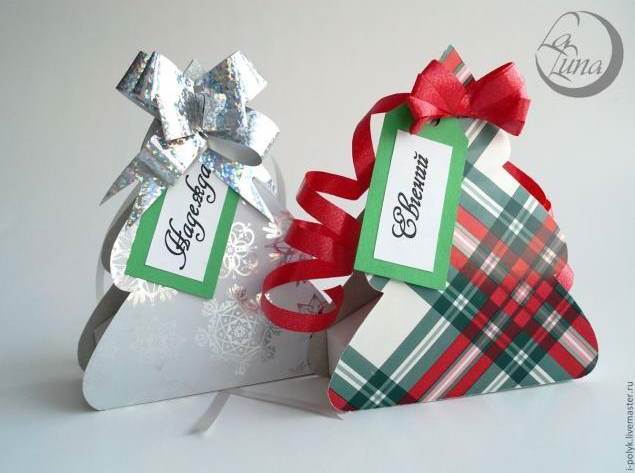 Creative Ideas - DIY Cute Christmas Tree Gift Box 12