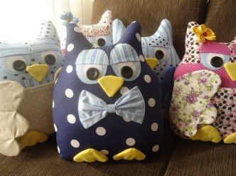 Creative Ideas - DIY Cute Fabric Owl Ornaments with Free Pattern