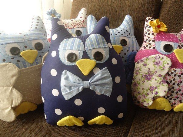 Creative Ideas - DIY Cute Fabric Owl Ornaments with Free Pattern 2