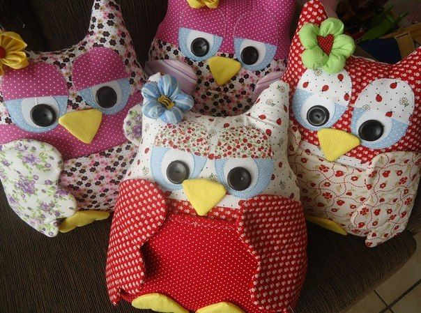 Creative Ideas - DIY Cute Fabric Owl Ornaments with Free Pattern 3