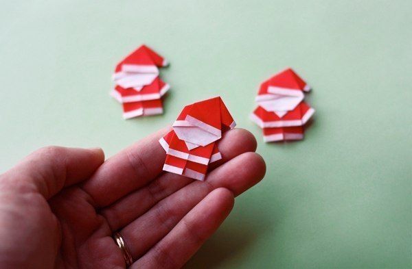 Creative Ideas - DIY Cute Origami Santa 1