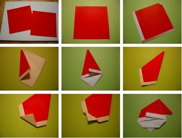 Creative Ideas - DIY Cute Origami Santa 3