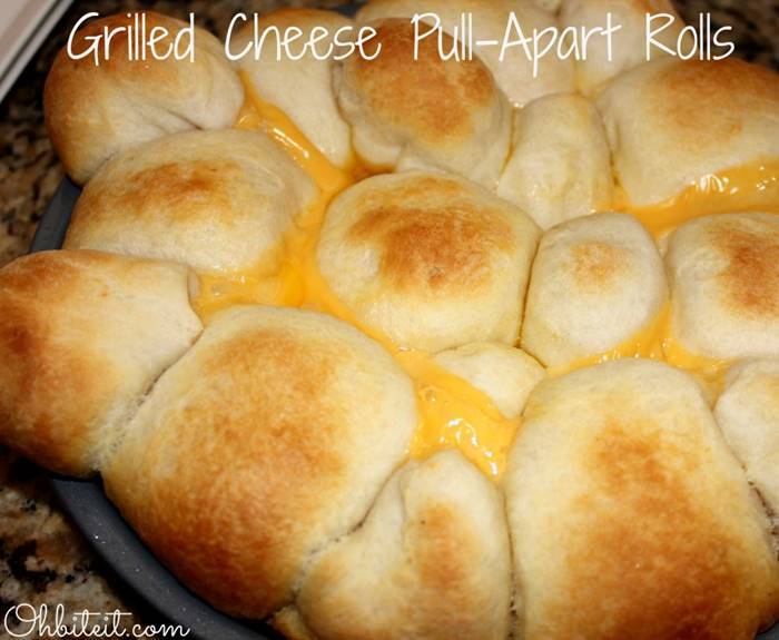 Creative Ideas - DIY Delicious Grilled Cheese Pull-Apart Rolls