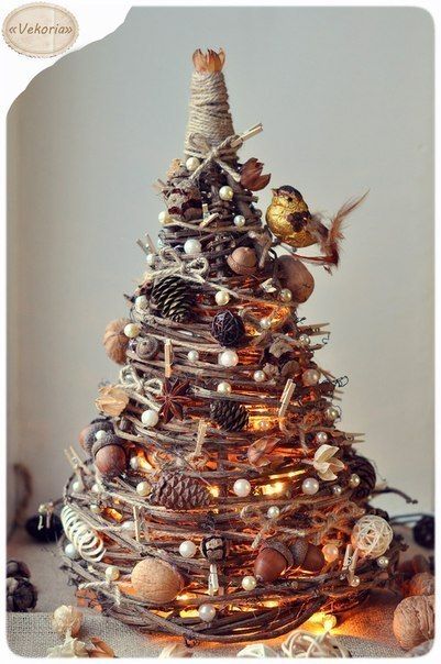 Creative Ideas - DIY Gorgeous Christmas Tree from Tree Branches