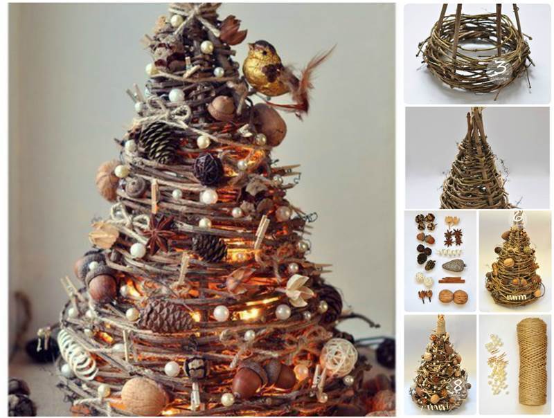 Creative Ideas - DIY Gorgeous Christmas Tree from Tree Branches