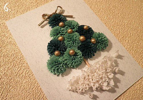 Creative Ideas - DIY Mini Quilling Christmas Tree 6