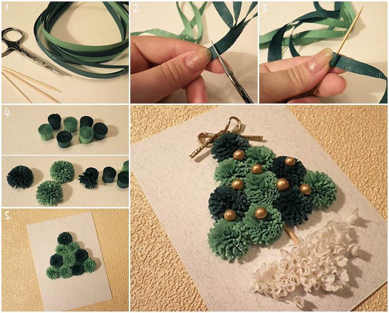 Creative Ideas - DIY Mini Quilling Christmas Tree
