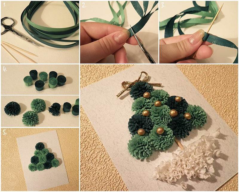 Creative Ideas DIY Mini Quilling Christmas Tree