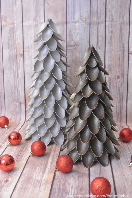 Creative Ideas - DIY Plastic Spoon Christmas Trees
