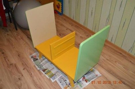 Creative Ideas - DIY Repurpose an Old Nightstand into a Play Kitchen 5