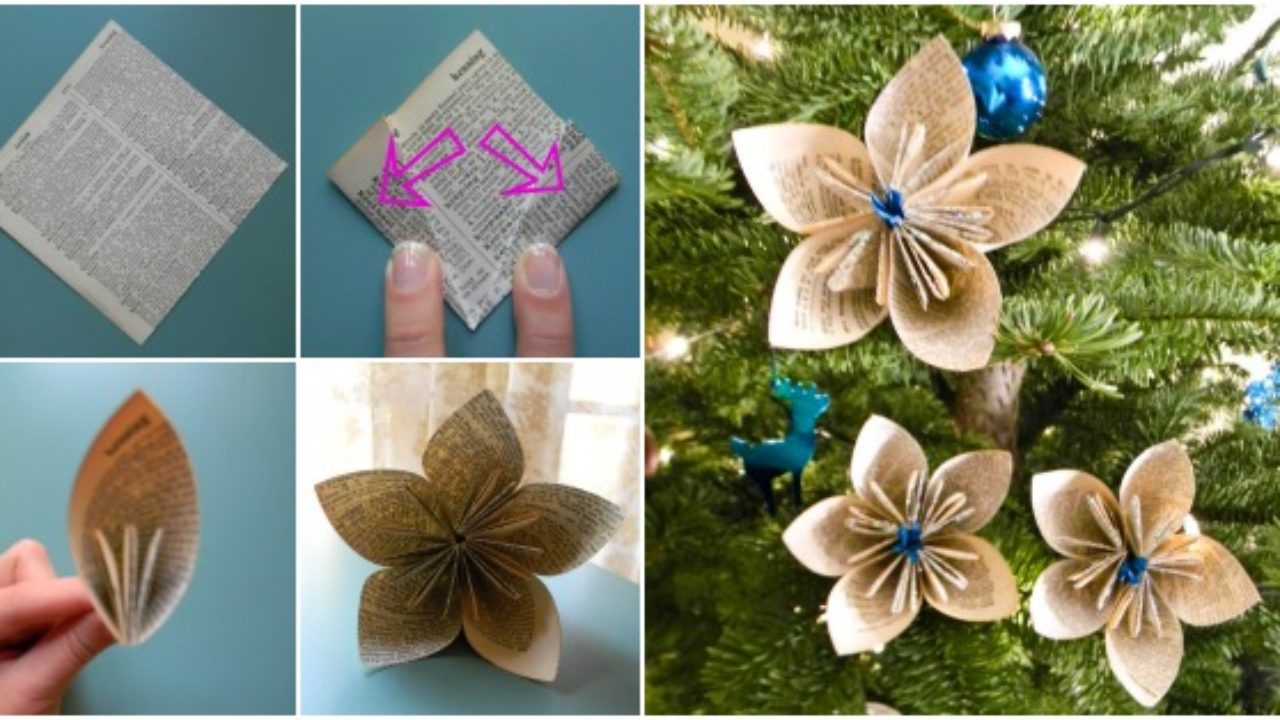Creative Ideas Diy Vintage Origami Kusudama Christmas