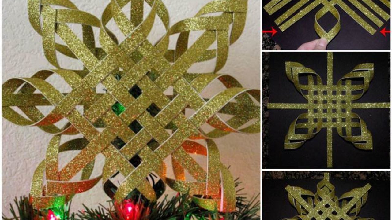 Unify Handmade: How to Make Paper Straw Snowflake Ornaments