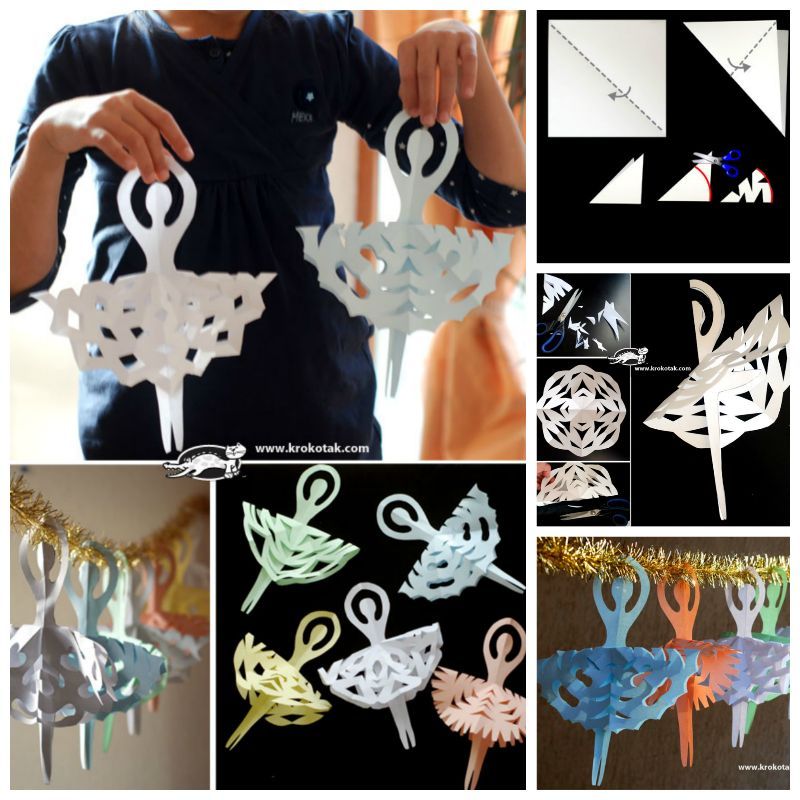 Creative Ideas - DIY Adorable Snowflake Ballerinas