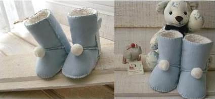 Creative Ideas - DIY Baby Ugg Boots 14