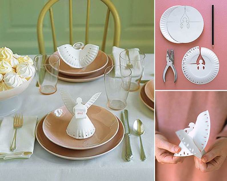 Creative Ideas - DIY Paper Plate Angels