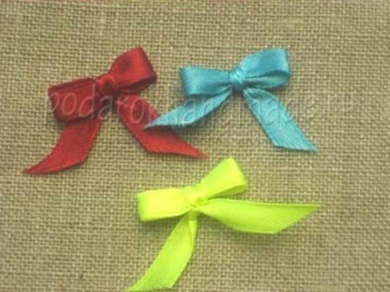 Creative Ideas - DIY Satin Ribbon Bow with a Fork 8