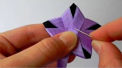 DIY Easy Ribbon Flower Bow 3