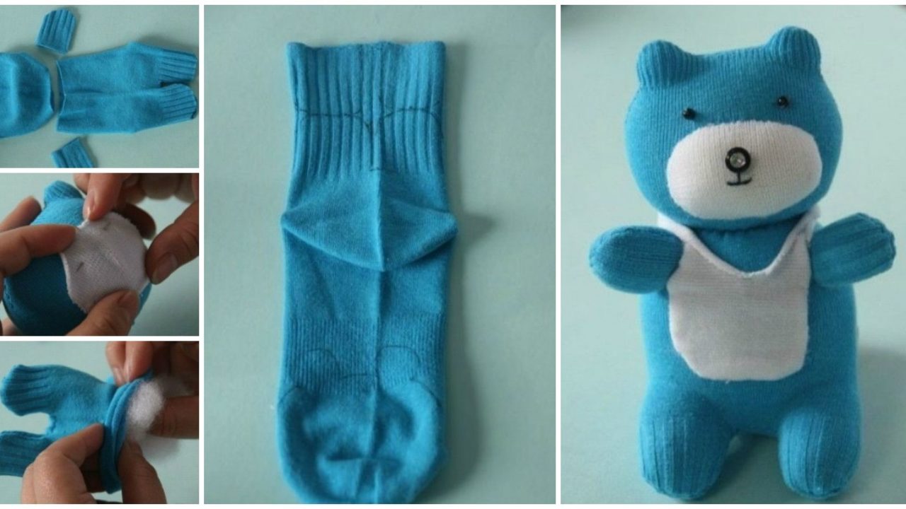How to DIY Adorable Sock Teddy Bear