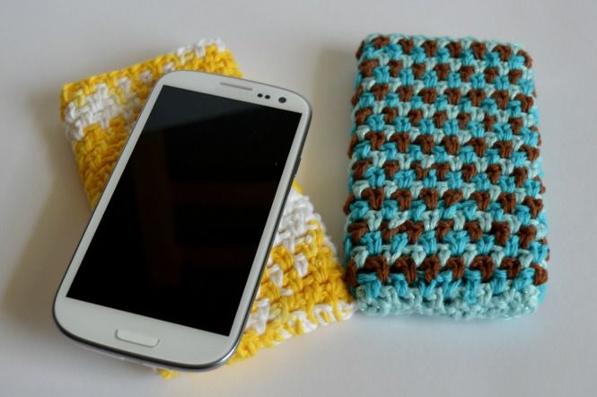 30 Stylish DIY Crochet Phone Cases --> Galaxy S3 Cover