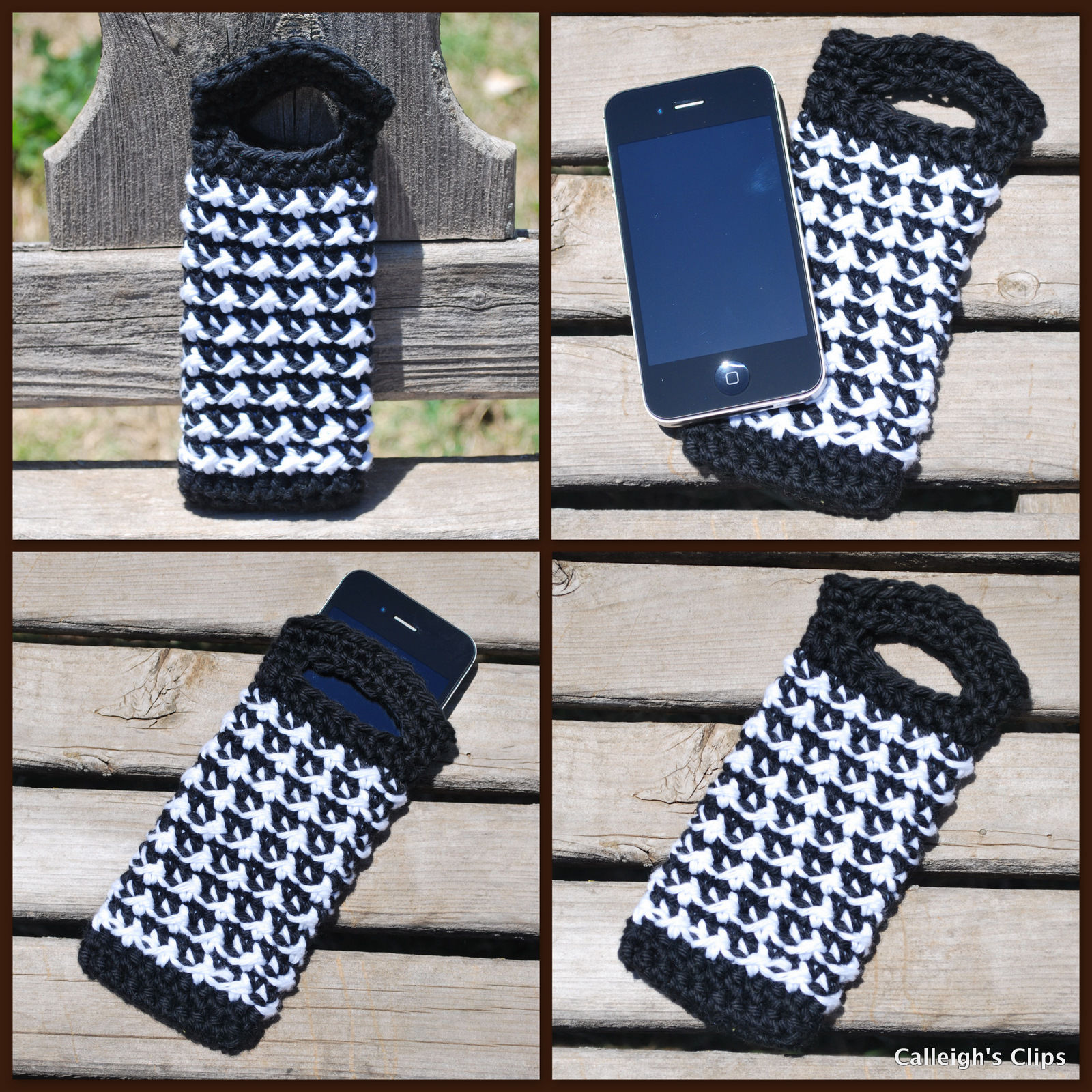 30 Stylish DIY Crochet Phone Cases --> iPhone Purse Crochet Pattern