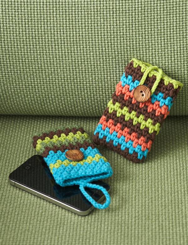 30 Stylish DIY Crochet Phone Cases --> Crochet Mobile Phone Covers