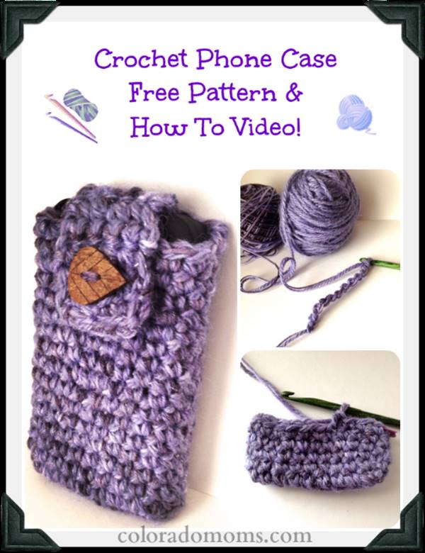 30 Stylish DIY Crochet Phone Cases --> Free Crochet Phone Case Pattern