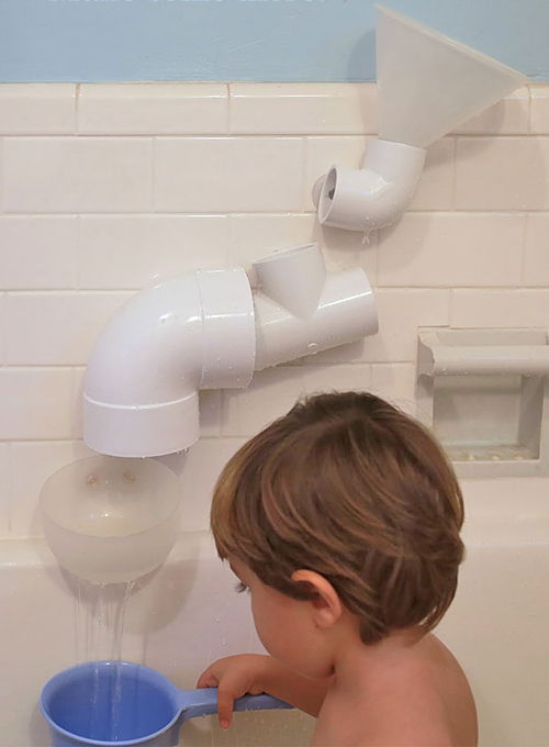 30+ Creative Uses of PVC Pipes in Your Home and Garden --> DIY PVC Bath Toys