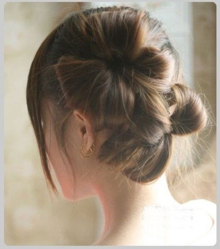 Creative Ideas - DIY Chic Flower Petal Updo Hairstyle 6