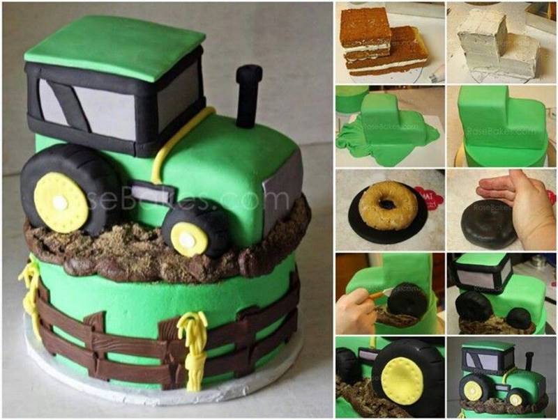 Tractor Cake | Punkin's Cake Shoppe