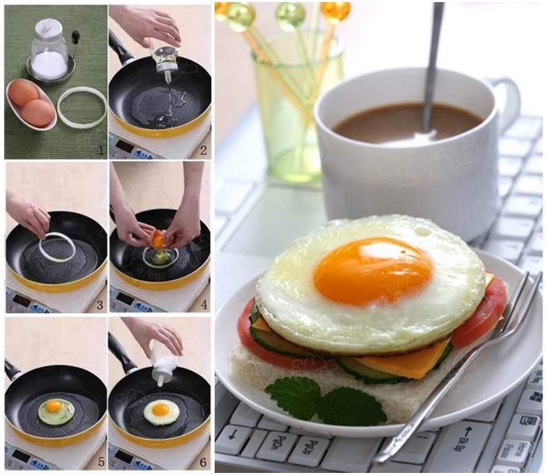 Creative Ideas - DIY Perfect Round Shaped Fried Egg
