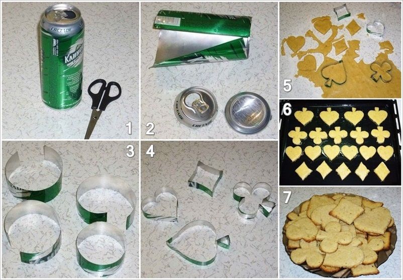 Creative Ideas - DIY Personalized Cookie Cutters from Soda Cans