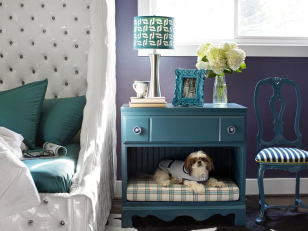 20+ Creative Ideas and DIY Projects to Repurpose Old Furniture --> Turn a Dresser Into a Pet Bed and Nightstand