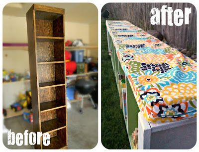 20+ Creative Ideas and DIY Projects to Repurpose Old Furniture --> Padded Bench Tutorial