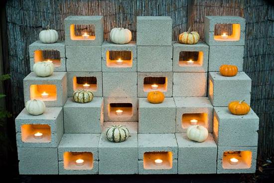 20+ Creative Uses of Concrete Blocks in Your Home and Garden --> DIY Stackable Cinder Block Sculptures