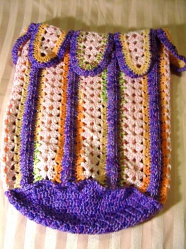 35+ Adorable Crochet and Knitted Baby Cocoon Patterns --> Mile-A-Minute Baby Cocoon