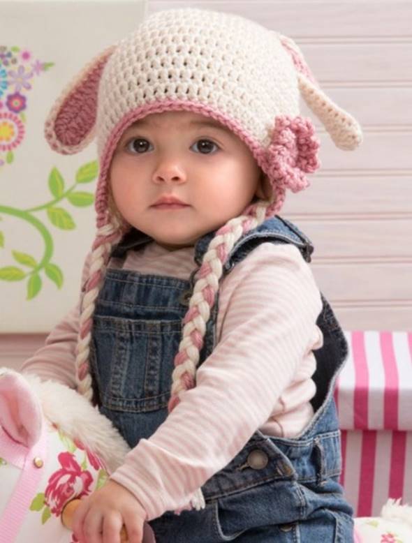 Creative Ideas - DIY Adorable Crochet Bunny Hat