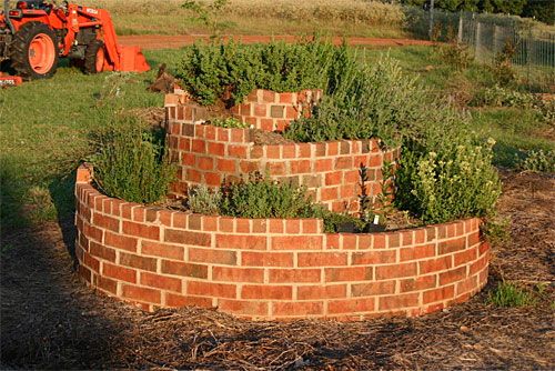 20+ Creative DIY Vertical Gardens For Your Home --> DIY Herb Spiral