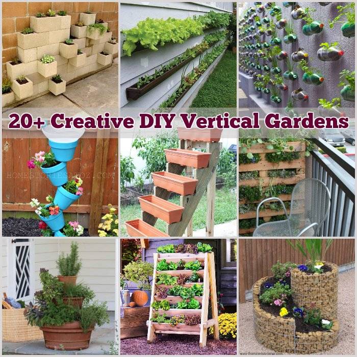 20+ Creative DIY Vertical Gardens For Your Home