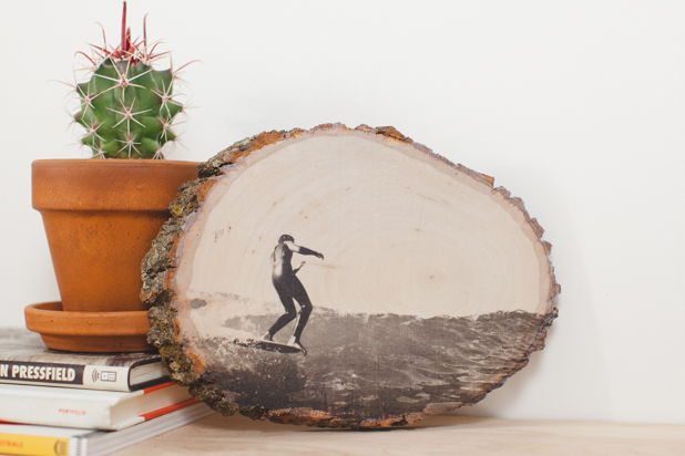35+ Creative DIY Ways to Display Your Family Photos --> Display Photos on Wood