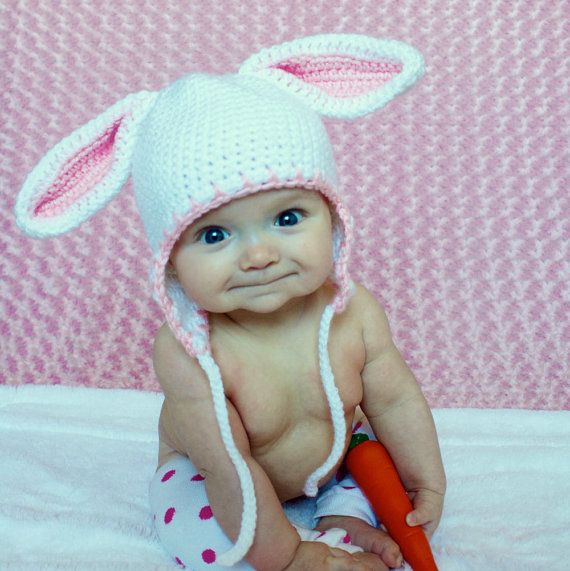 Creative Ideas - DIY Adorable Crochet Bunny Hat