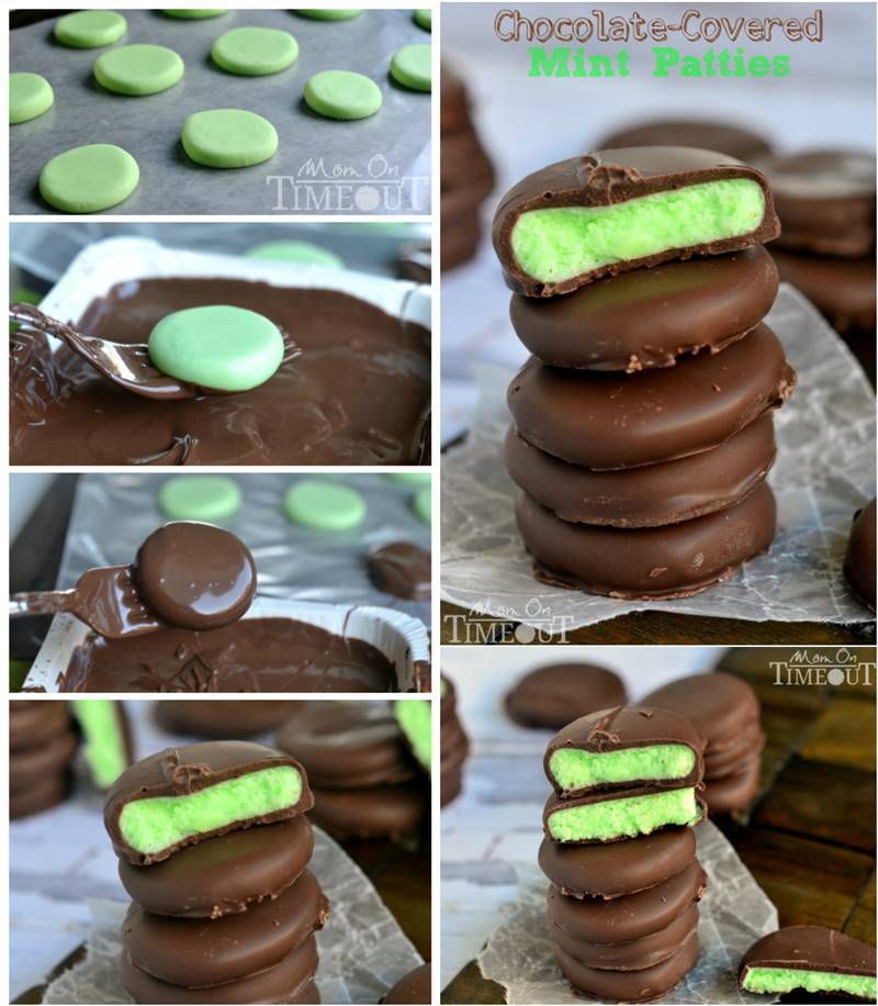 Creative Ideas - DIY Chocolate Covered Mint Patties